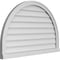 Ekena Millwork Round Top Surface Mount PVC Gable Vent w/ 2"W x 2"P Brickmould Sill Frame, 40"W x 26"H GVPRT40X2603SN - alternate 4